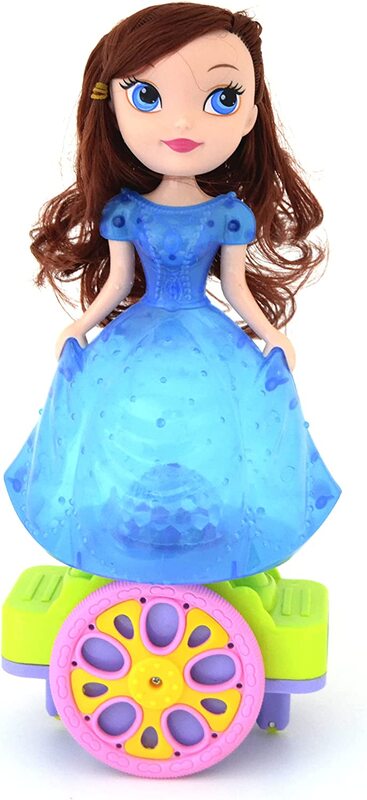 Toy Land Rotating and 360 Degree Circle Dancing Princess Baby Doll with Light and Sound, Ages 3+, Blue
Toy Land Rotating and 360 Degree Circle Dancing Princess Baby Doll with Light and Sound, Ages 3+, Blue