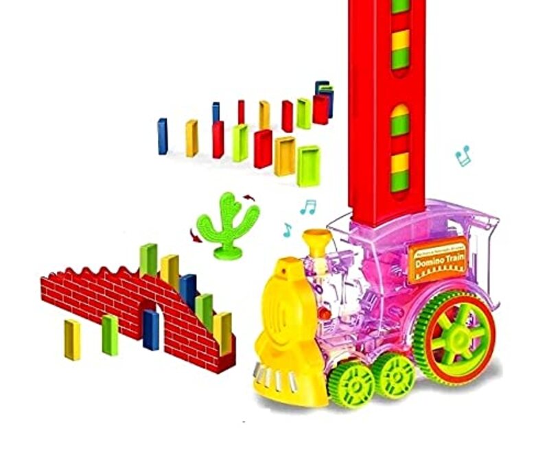 Toy Land Domino Train Set Rally Electric Train Model with Light and Sound, 80 Pieces, Ages 3+
Toy Land Domino Train Set Rally Electric Train Model with Light and Sound, 80 Pieces, Ages 3+