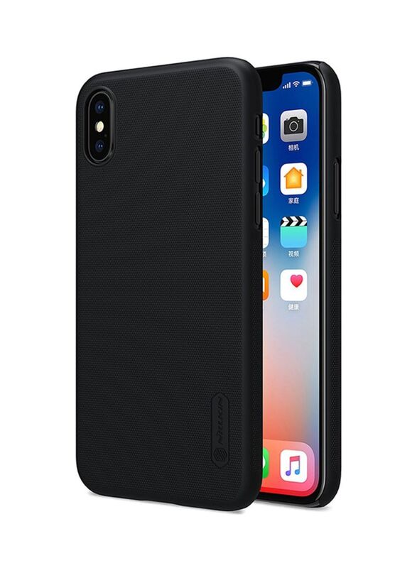Nillkin Apple iPhone X Polycarbonate Frosted Shield Hard Mobile Phone Case Cover with Screen Guard, Black
Nillkin Apple iPhone X Polycarbonate Frosted Shield Hard Mobile Phone Case Cover with Screen Guard, Black