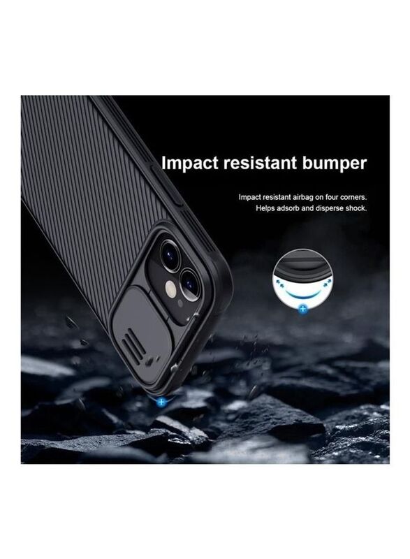 Nillkin Apple iPhone 12 Mini Camshield Pro Shockproof Frame Tpu Hard Mobile Phone Case Cover, Black
Nillkin Apple iPhone 12 Mini Camshield Pro Shockproof Frame Tpu Hard Mobile Phone Case Cover, Black