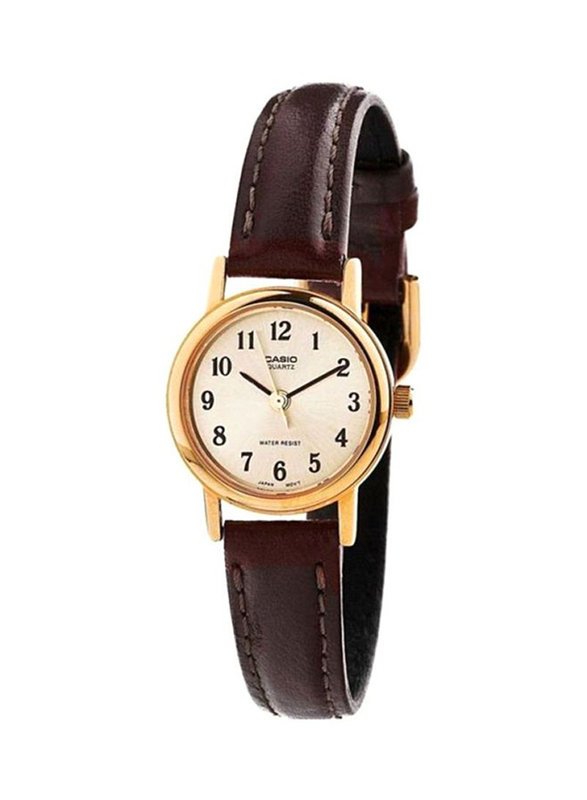 Casio Enticer Series Analog Watch for Women with Leather Band, Water Resistant, LTP-1095Q-9B1, Brown/Beige
Casio Enticer Series Analog Watch for Women with Leather Band, Water Resistant, LTP-1095Q-9B1, Brown/Beige