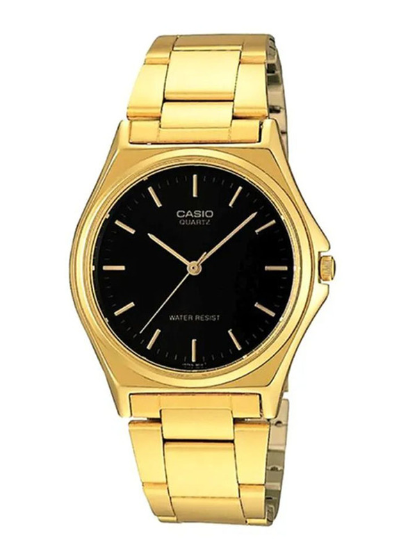 Casio Enticer Analog Watch for Men with Stainless Steel Band, Water Resistant, MTP-1130N-1ARDF, Gold-Black
Casio Enticer Analog Watch for Men with Stainless Steel Band, Water Resistant, MTP-1130N-1ARDF, Gold-Black