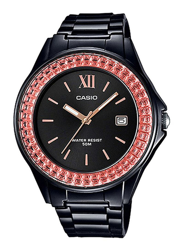 Casio Analog Watch for Women with Stainless Steel Band, Water Resistant, LX-500H-1EVDF, Black
Casio Analog Watch for Women with Stainless Steel Band, Water Resistant, LX-500H-1EVDF, Black