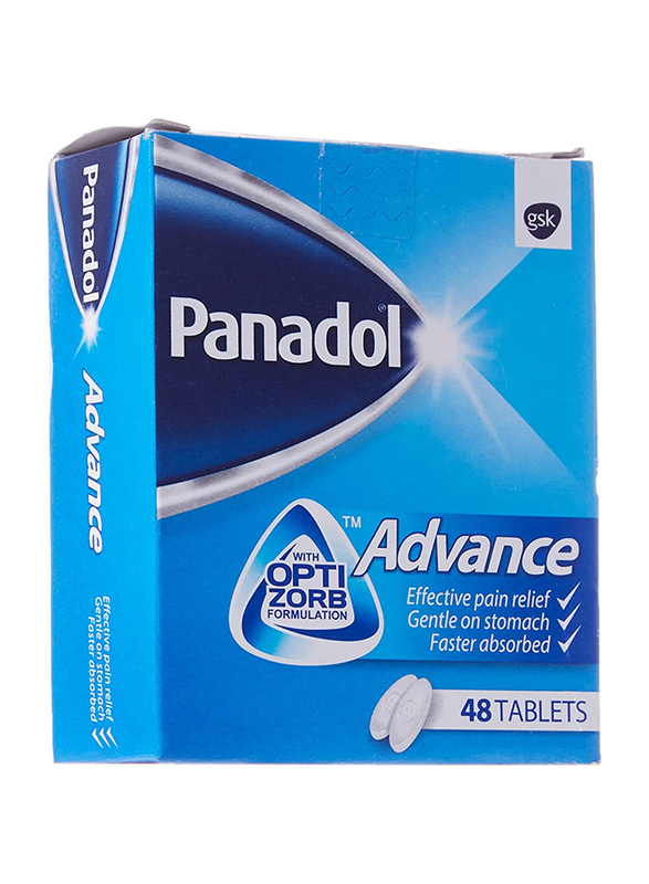 Panadol Advance with Optizorb for Fast Pain Relief for Headaches Toothaches & Period Pain, 48 Tablets
Panadol Advance with Optizorb for Fast Pain Relief for Headaches Toothaches & Period Pain, 48 Tablets