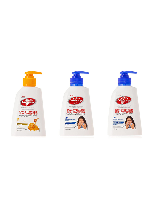 Lifebuoy Hand Wash Mild Care with Lifebuoy Hand Wash Matcha or Sea Minerals, 2 x 200ml + 180ml
Lifebuoy Hand Wash Mild Care with Lifebuoy Hand Wash Matcha or Sea Minerals, 2 x 200ml + 180ml