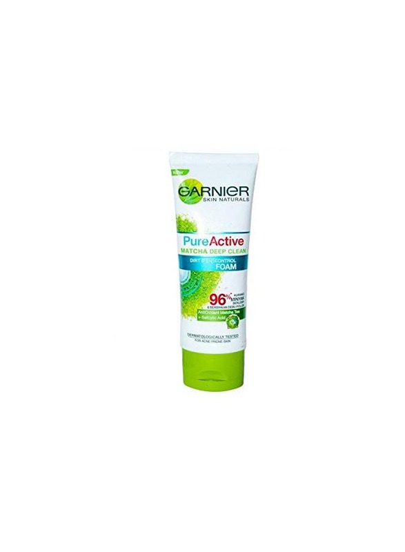 Garnier Skin Naturals Pure Active Matcha Deep Clean Dirt & Oil Control Face Wash, 100ml
Garnier Skin Naturals Pure Active Matcha Deep Clean Dirt & Oil Control Face Wash, 100ml