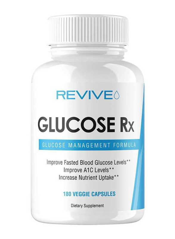 Revive MD Middle East Revive Glucose Rx Glucose Management Formula Dietary Supplement, 180 Veggie Capsules
Revive MD Middle East Revive Glucose Rx Glucose Management Formula Dietary Supplement, 180 Veggie Capsules