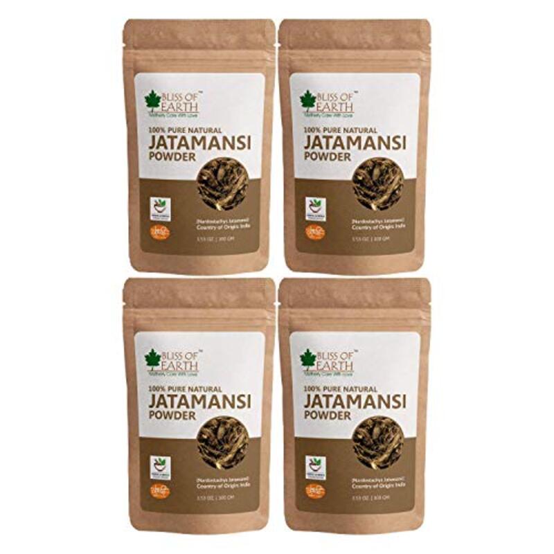Bliss of Earth 100% Pure & Natural Jatamansi Powder for All Hair Types, 4 x 100g
Bliss of Earth 100% Pure & Natural Jatamansi Powder for All Hair Types, 4 x 100g