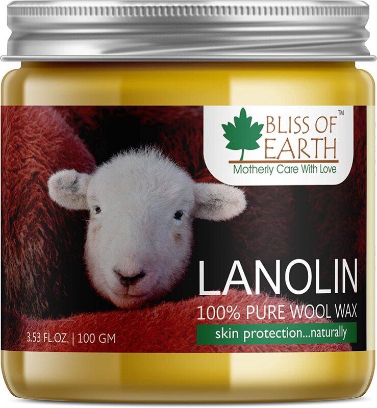 Bliss of Earth 100% Pure Golden Lanolin Natural Wool Wax for Soothing Sore Nipples, 100gm
Bliss of Earth 100% Pure Golden Lanolin Natural Wool Wax for Soothing Sore Nipples, 100gm