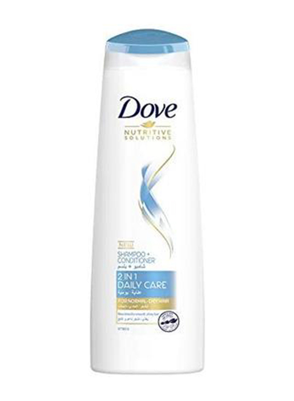 Dove Nutritive Solutions Daily Care 2 in 1 Shampoo & Conditioner for Dry Hair, 400ml
Dove Nutritive Solutions Daily Care 2 in 1 Shampoo & Conditioner for Dry Hair, 400ml