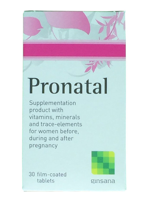 Ginsana Pronatal, 30 Tablets