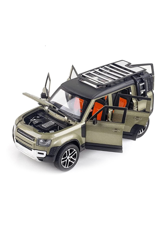 OutdoorKing 1/24 Alloy DieCast Sound Light Pull Back Land Rover Defender Model Toy Car, Ages 3+, Green
OutdoorKing 1/24 Alloy DieCast Sound Light Pull Back Land Rover Defender Model Toy Car, Ages 3+, Green
