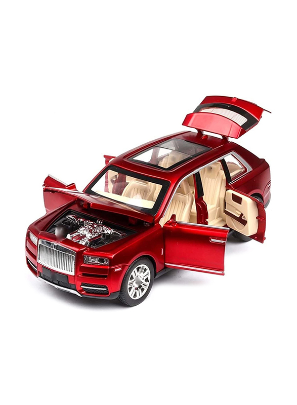 YBSM 1/24 Rolls-Royce Cullinan SUV Sound Light Pull Back Die Cast Alloy Car Model, Ages 3+, Red
YBSM 1/24 Rolls-Royce Cullinan SUV Sound Light Pull Back Die Cast Alloy Car Model, Ages 3+, Red