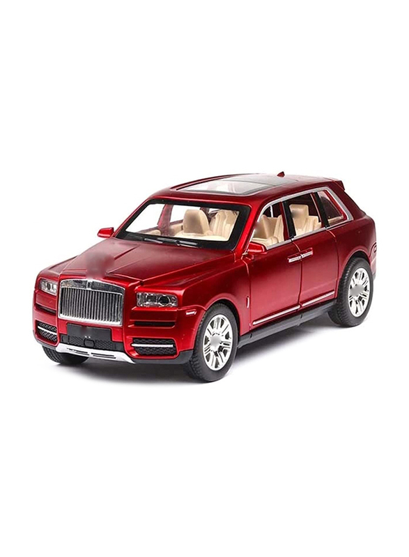 YBSM 1/24 Rolls Royce Cullinan SUV Sound Light Pull Back Alloy Die Cast Toy Car, Ages 3+, Red
YBSM 1/24 Rolls Royce Cullinan SUV Sound Light Pull Back Alloy Die Cast Toy Car, Ages 3+, Red