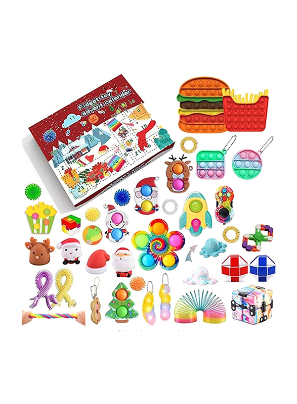 T/H 2021 Christmas Countdown Calendar 24 Days Cheap Pop Bubble Fidget Toy, Ages 3+, Multicolour
T/H 2021 Christmas Countdown Calendar 24 Days Cheap Pop Bubble Fidget Toy, Ages 3+, Multicolour
