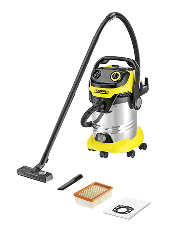 Karcher Premium Wet And Dry Vacuum Cleaner, 25L, 1100W, 1.348-230.0, Yellow/Black
Karcher Premium Wet And Dry Vacuum Cleaner, 25L, 1100W, 1.348-230.0, Yellow/Black