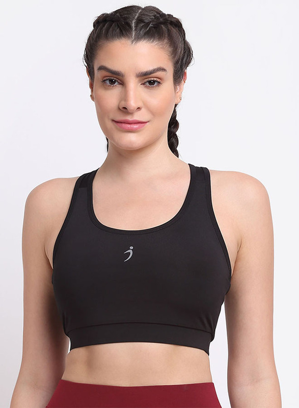Incite Polyester Medium Impact Running & Training Sports Bra, Extra Small, Black
Incite Polyester Medium Impact Running & Training Sports Bra, Extra Small, Black