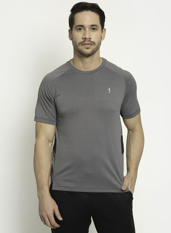 Incite Plain Training Round Neck Short Sleeve Regular Fit T-Shirt for Men, Small, Dark Grey
Incite Plain Training Round Neck Short Sleeve Regular Fit T-Shirt for Men, Small, Dark Grey