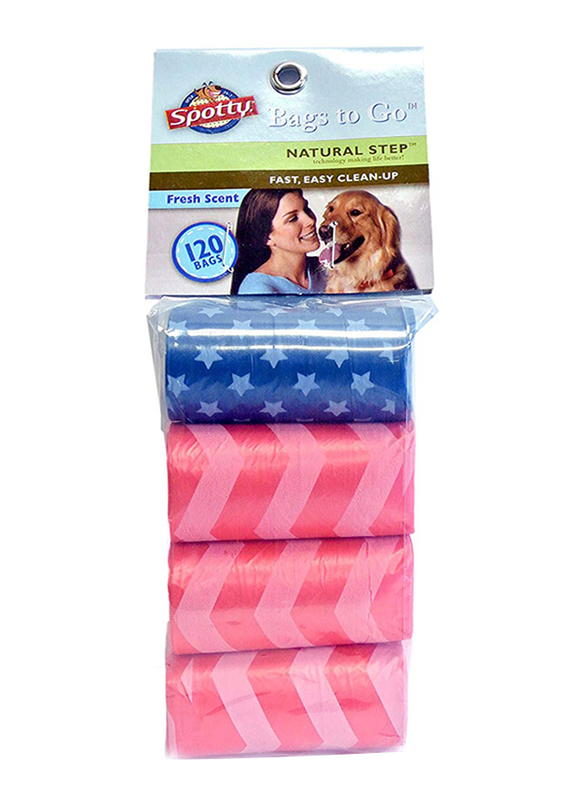 Royal Pet Spotty Biodegradable American Flag Dog Waste Bags, 120 Bags, Multicolour
Royal Pet Spotty Biodegradable American Flag Dog Waste Bags, 120 Bags, Multicolour