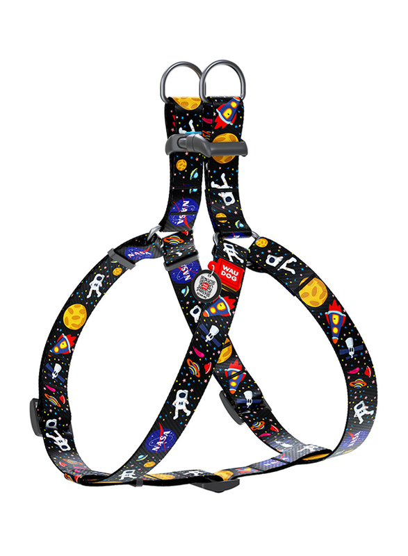 Collar Company Waudog NASA Pattern Nylon Harness with QR Passport for Dogs, 15mm x 40-55cm, Multicolour
Collar Company Waudog NASA Pattern Nylon Harness with QR Passport for Dogs, 15mm x 40-55cm, Multicolour