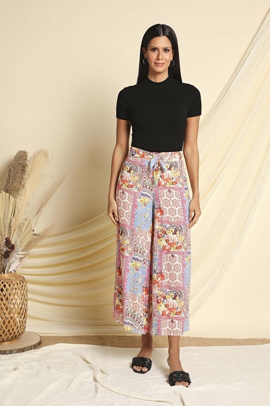 Couturelabs Frida Viscose Ankle Length Mosiac Print Pants for Women, Small, Orange
Couturelabs Frida Viscose Ankle Length Mosiac Print Pants for Women, Small, Orange