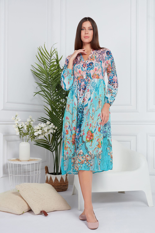 Couture Labs Couturelabs Helena Tropical Sunrise V-Neck Short Sleeve Floral Print Dress, Small, Rose Pink
Couture Labs Couturelabs Helena Tropical Sunrise V-Neck Short Sleeve Floral Print Dress, Small, Rose Pink
