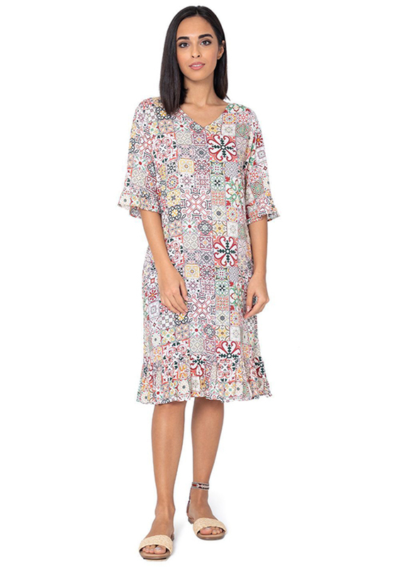 Couture Labs Couturelabs Alessandra Holiday in Venice V-Neck Short Sleeve Tile Print Midi Dress, Medium, Pink
Couture Labs Couturelabs Alessandra Holiday in Venice V-Neck Short Sleeve Tile Print Midi Dress, Medium, Pink