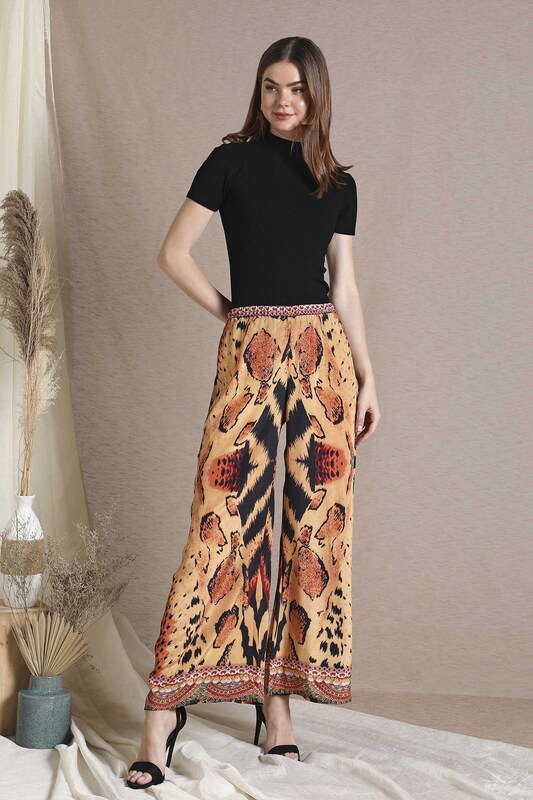 Couturelabs Vae Viscose Crepe Full Length Animal Print Beach Pants for Women, One Size, Brown
Couturelabs Vae Viscose Crepe Full Length Animal Print Beach Pants for Women, One Size, Brown