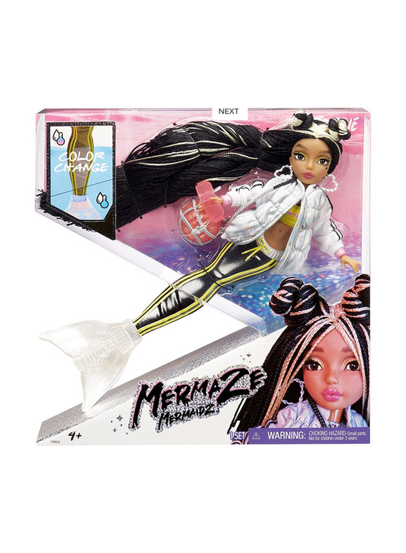 Mermaze Mermaidz Color Change S1 Jordie 13.5" Mermaid Fashion Doll with Designer Outfit & Accessories, For Ages, 4+ Years
Mermaze Mermaidz Color Change S1 Jordie 13.5" Mermaid Fashion Doll with Designer Outfit & Accessories, For Ages, 4+ Years