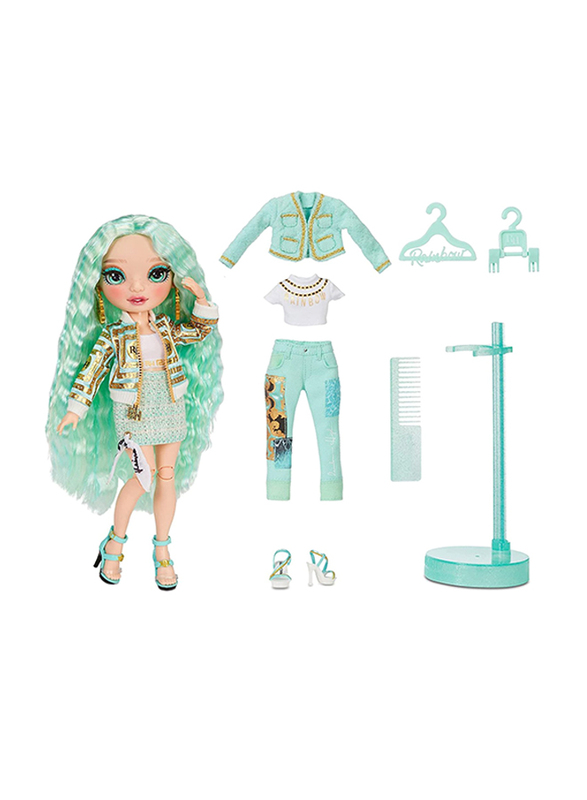 Rainbow High S3 Daphne Minton Fashion Doll with Accessories Set, 9 Pieces, Ages 6+, Light Green
Rainbow High S3 Daphne Minton Fashion Doll with Accessories Set, 9 Pieces, Ages 6+, Light Green
