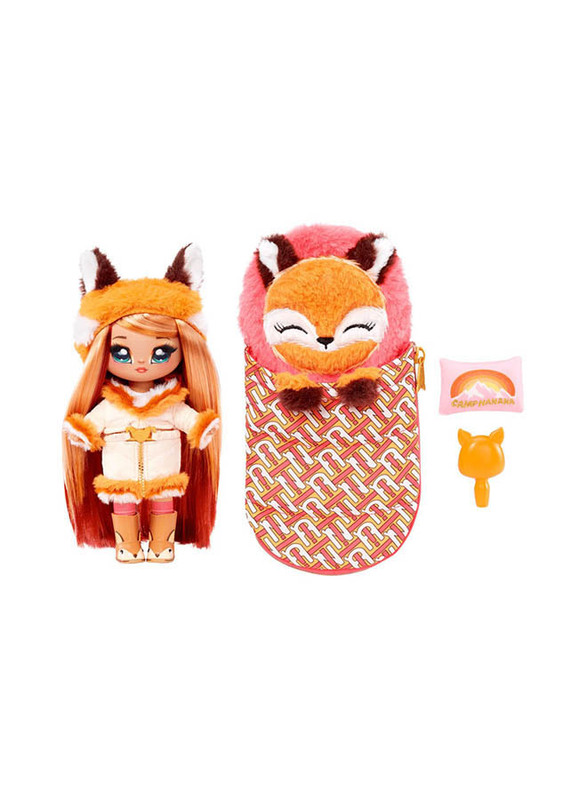 Na! Na! Na! Surprise Camping Series Sierra Foxtail Fox-Inspired 7.5" Fashion Doll with Orange Hair and Plush Fox Sleeping Bag, For Ages, 3+ Years
Na! Na! Na! Surprise Camping Series Sierra Foxtail Fox-Inspired 7.5" Fashion Doll with Orange Hair and Plush Fox Sleeping Bag, For Ages, 3+ Years