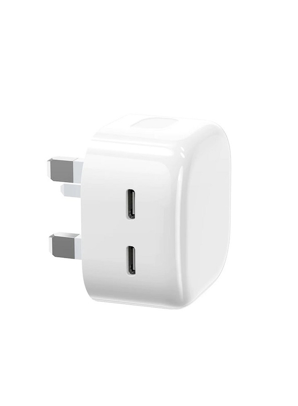 Joy Room Joyroom 35W Mini Intelligent Type-C Dual-Port Fast PD Charger, L-2P356, White
Joy Room Joyroom 35W Mini Intelligent Type-C Dual-Port Fast PD Charger, L-2P356, White