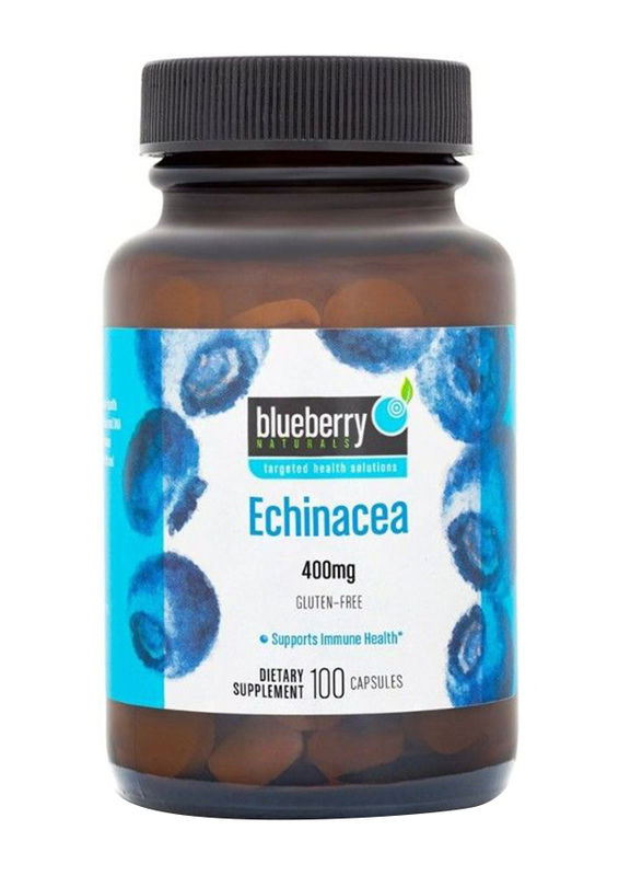 Blueberry Naturals Echinacea Dietary Supplement, 400mg, B4683, 100 Capsules
Blueberry Naturals Echinacea Dietary Supplement, 400mg, B4683, 100 Capsules