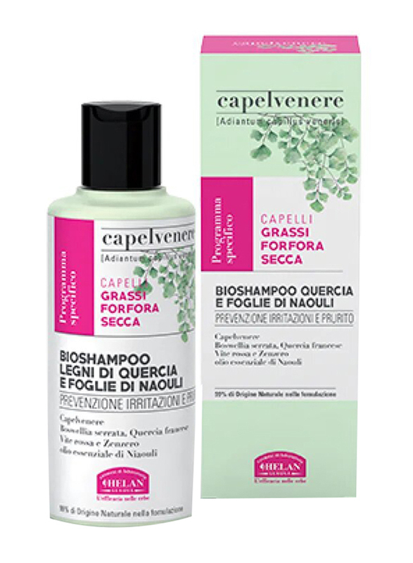 Helan Genova Capelvenere Oakwood & Niaouli Leaf Bio Shampoo for All Hair Types, 200ml
Helan Genova Capelvenere Oakwood & Niaouli Leaf Bio Shampoo for All Hair Types, 200ml