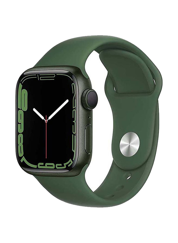 Apple Series 7 41mm Smartwatch, GPS, Green Aluminium Case with Clover Sport Band
Apple Series 7 41mm Smartwatch, GPS, Green Aluminium Case with Clover Sport Band