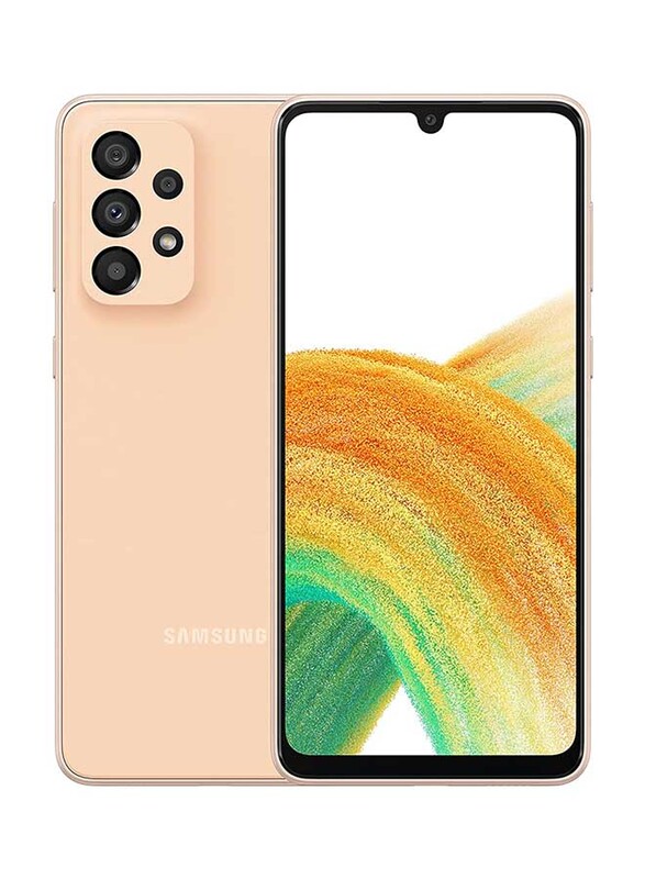 Samsung Galaxy A33 128GB Awesome Peach, 6GB RAM, 5G, Dual Sim Smartphone, SM-A336EZOGMEA, UAE Version
Samsung Galaxy A33 128GB Awesome Peach, 6GB RAM, 5G, Dual Sim Smartphone, SM-A336EZOGMEA, UAE Version