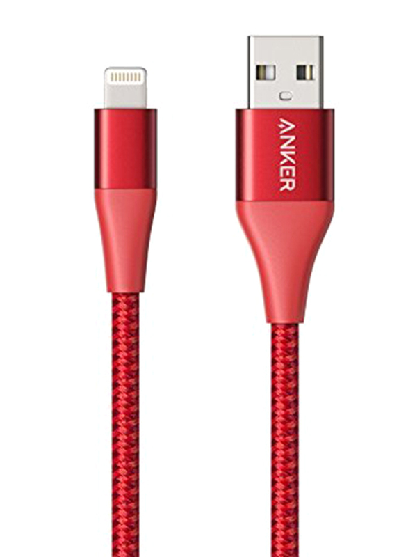 Anker 1-Meter Powerline+ II Lightning Cable, Lightning to USB Type A for Apple Device, Red
Anker 1-Meter Powerline+ II Lightning Cable, Lightning to USB Type A for Apple Device, Red