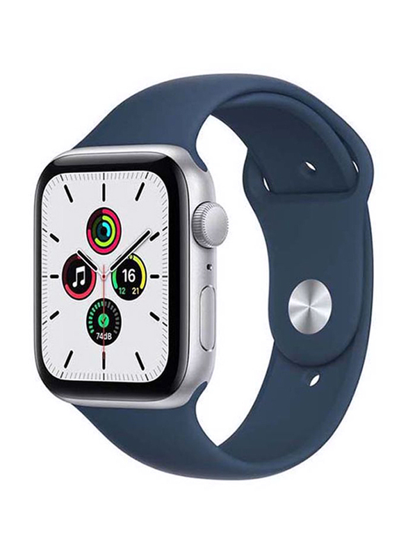 Apple SE 44 mm Smartwatch, GPS, Silver Aluminium Case with Abyss Blue Sport Band
Apple SE 44 mm Smartwatch, GPS, Silver Aluminium Case with Abyss Blue Sport Band