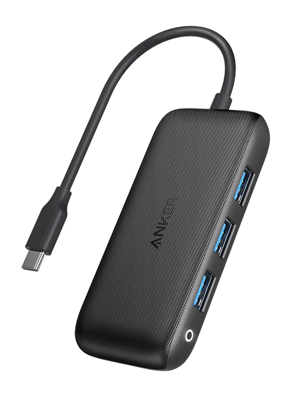 Anker Power Classic 4-in-1 USB-C Hub for USB Flash Drives/Mouse/Keyboards/Laptops, AK-A8323011, Black
Anker Power Classic 4-in-1 USB-C Hub for USB Flash Drives/Mouse/Keyboards/Laptops, AK-A8323011, Black