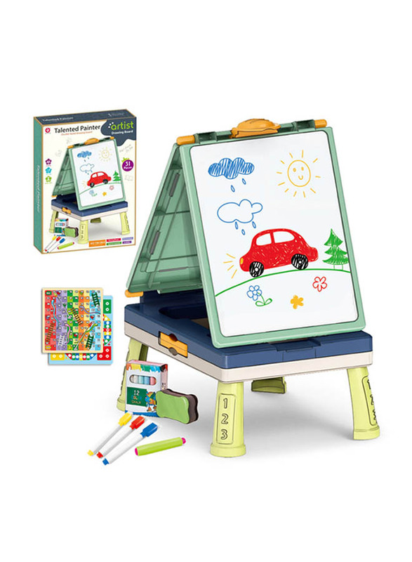 Little Story Artist Double Sided Handbag Drawing Board Set, 31 Pieces, Ages 3+, Green
Little Story Artist Double Sided Handbag Drawing Board Set, 31 Pieces, Ages 3+, Green
