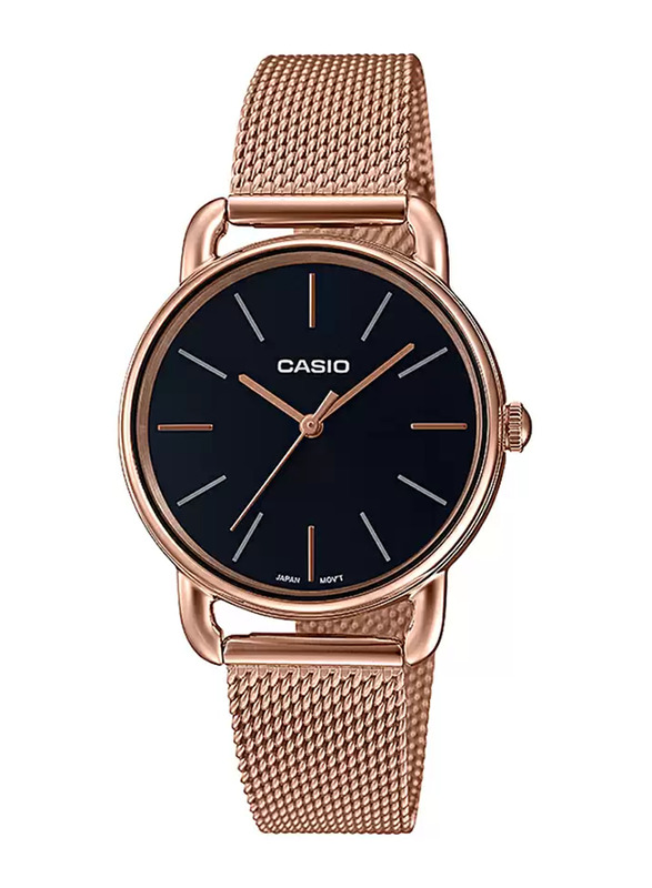 Casio Enticer Analog Watch for Women with Stainless Steel Band, Water Resistant, LTP-E412MPG-1ADF, Rose Gold-Black
Casio Enticer Analog Watch for Women with Stainless Steel Band, Water Resistant, LTP-E412MPG-1ADF, Rose Gold-Black