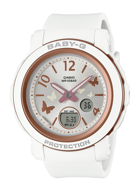 Casio Baby-G Analog/Digital Watch for Women with Resin Band, Water Resistant, BGA-290BD-7ADR, White-White
Casio Baby-G Analog/Digital Watch for Women with Resin Band, Water Resistant, BGA-290BD-7ADR, White-White