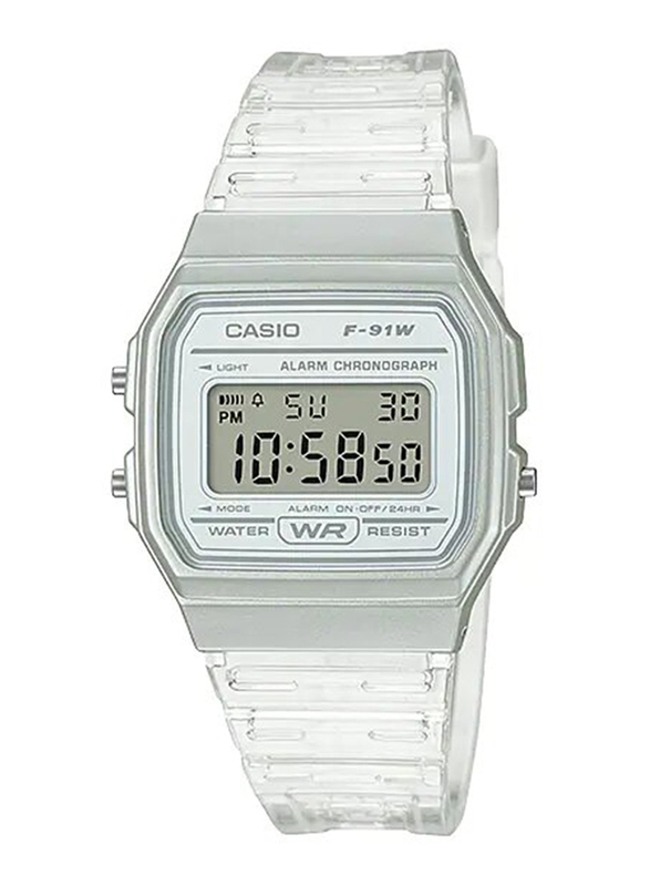 Casio Youth Digital Wrist Watch for Women with Resin Band, Water Resistant and Chronograph, 3 Pieces, F-91Ws-7, 8 & 4DF, White-Grey
Casio Youth Digital Wrist Watch for Women with Resin Band, Water Resistant and Chronograph, 3 Pieces, F-91Ws-7, 8 & 4DF, White-Grey