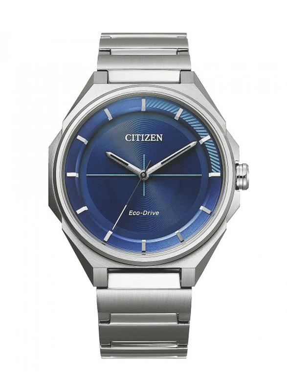 Citizen Analog Watch for Men with Stainless Steel Band, Water Resistant, BJ6531-86L, Silver-Blue
Citizen Analog Watch for Men with Stainless Steel Band, Water Resistant, BJ6531-86L, Silver-Blue