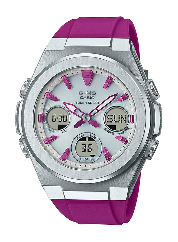 Casio Baby-G Analog/Digital Watch for Women with Resin Band, Water Resistant, MSG-S600-4ADR, White-Pink
Casio Baby-G Analog/Digital Watch for Women with Resin Band, Water Resistant, MSG-S600-4ADR, White-Pink