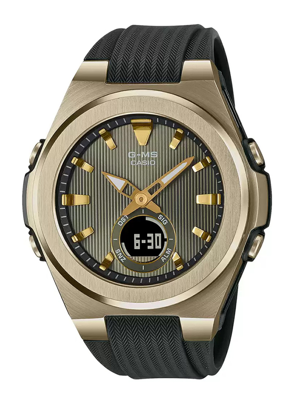 Casio Baby-G Analog/Digital Watch for Women with Resin Band, Water Resistant, MSG-C150G-3ADR, Black-Gold
Casio Baby-G Analog/Digital Watch for Women with Resin Band, Water Resistant, MSG-C150G-3ADR, Black-Gold