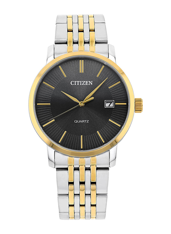 Citizen Analog Watch for Men with Stainless Steel Band, Water Resistant, DZ0044-50H, Silver/Gold-Black
Citizen Analog Watch for Men with Stainless Steel Band, Water Resistant, DZ0044-50H, Silver/Gold-Black