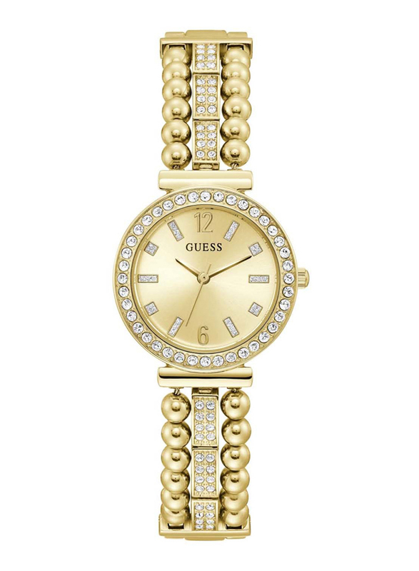 Guess Gala Analog Watch for Women with Stainless Steel Band, Water Resistant & Chronograph, GW0401L2, Gold-White
Guess Gala Analog Watch for Women with Stainless Steel Band, Water Resistant & Chronograph, GW0401L2, Gold-White