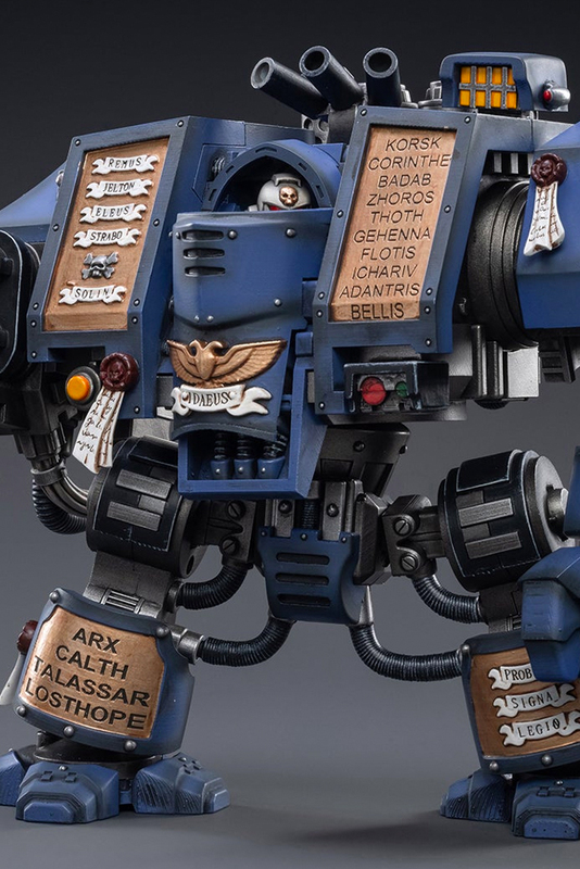 Joytoy Warhammer 40k Ultramarines Venerable Dreadnought 1/18 Scale Action Figure, Ages 15+
Joytoy Warhammer 40k Ultramarines Venerable Dreadnought 1/18 Scale Action Figure, Ages 15+