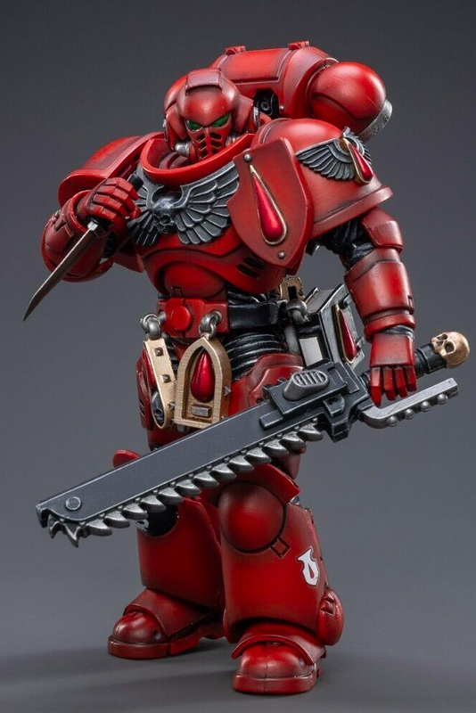 Joytoy Warhammer 40k Blood Angels Intercessors Brother Marine 02 1/18 Scale Action Figure, Ages 15+
Joytoy Warhammer 40k Blood Angels Intercessors Brother Marine 02 1/18 Scale Action Figure, Ages 15+